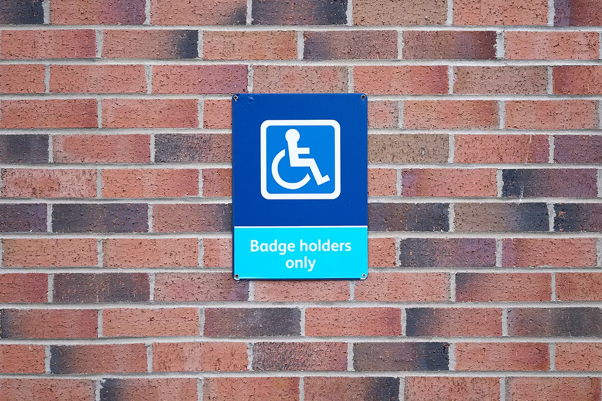 blue badge parking